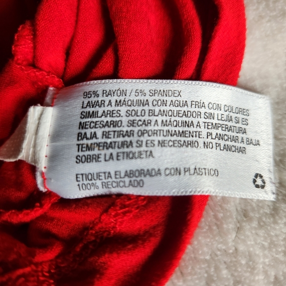 Merona Red Tunic Tank Top - Picture 5 of 6